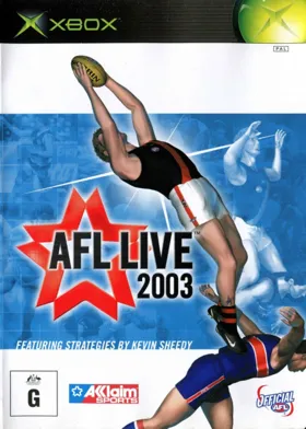 AFL Live 2003 box cover front